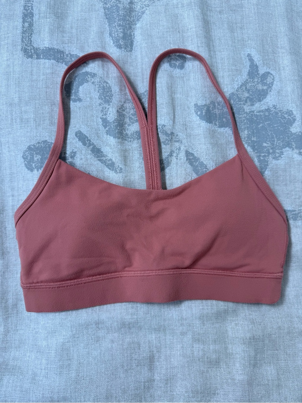 lululemon athletica size 4 Seamless Strappy Bralette - Dusty Rose